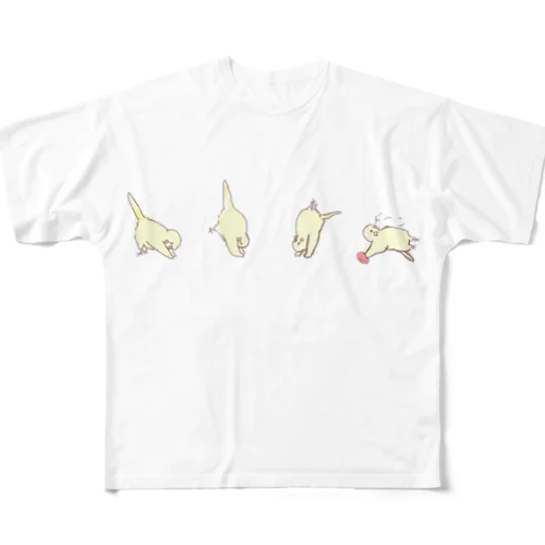 アクロバティックピヨちゃん All-Over Print T-Shirt