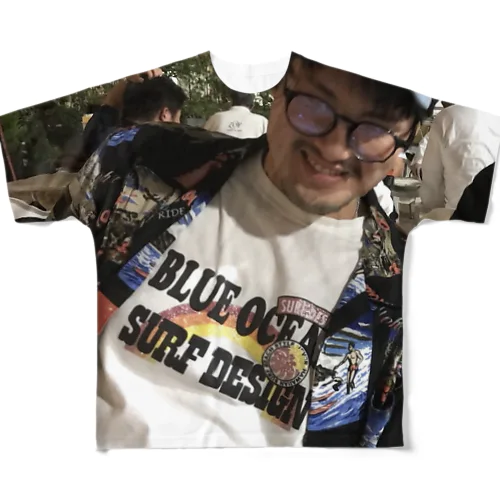｢下向きムーア｣ All-Over Print T-Shirt