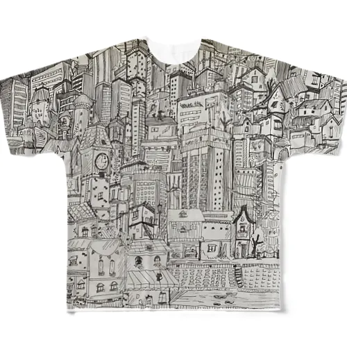 街 All-Over Print T-Shirt