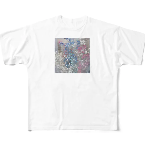 ドライフラワー All-Over Print T-Shirt