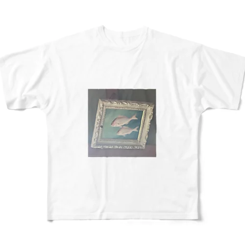 喜一のお魚 All-Over Print T-Shirt