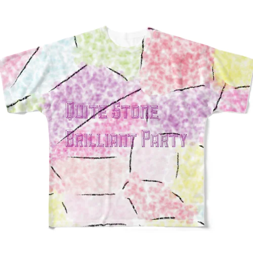 QuiteStone BrilliantParty フルグラフィックTシャツ