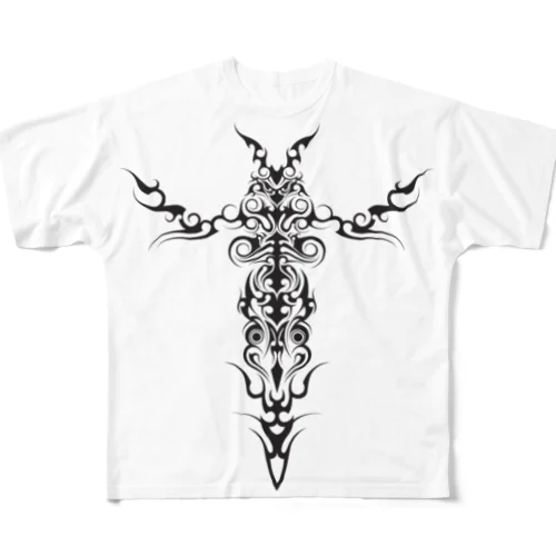 トライバルバルタン All-Over Print T-Shirt