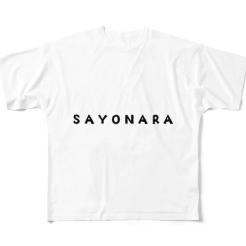 SAYONARA フルグラフィックTシャツ