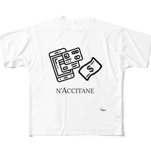 N’ACCITANE フルグラフィックTシャツ