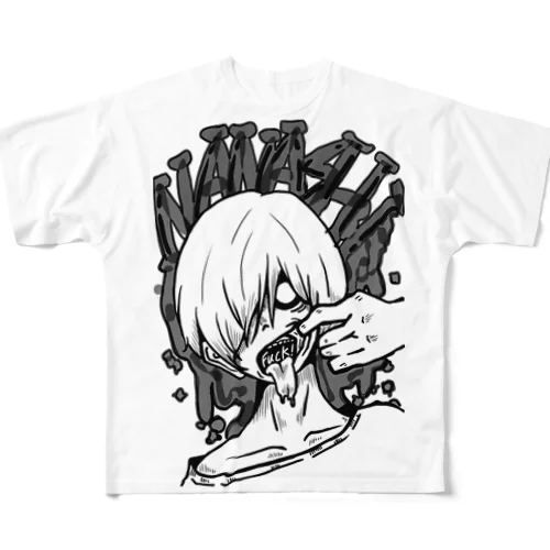 ベロ フルグラフィックTシャツ