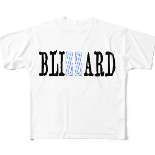 BLIZZARD(英字＋１シリーズ) フルグラフィックTシャツ