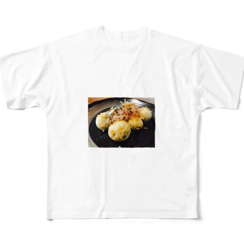 大阪ジャパンたこ焼き塩味 All-Over Print T-Shirt