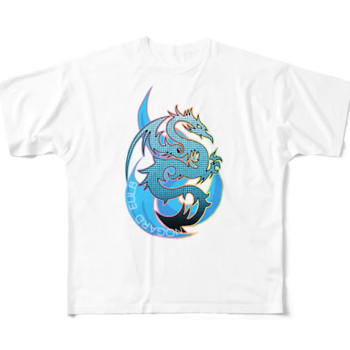 BLUE DRAGON All-Over Print T-Shirt