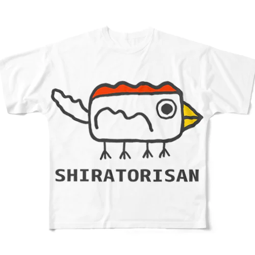 シラトリさん All-Over Print T-Shirt