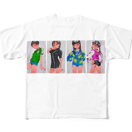 憧れ少女 All-Over Print T-Shirt