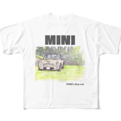 MINI 水彩スケッチ　01 フルグラフィックTシャツ