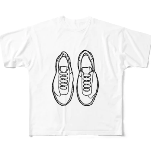 スニーカー All-Over Print T-Shirt