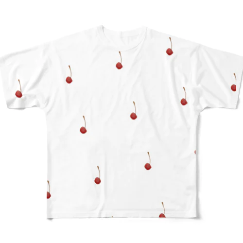 サクランボ All-Over Print T-Shirt