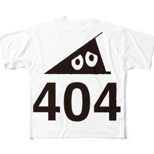 404 フルグラフィックTシャツ