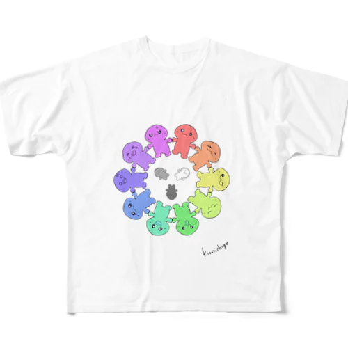 ぺんぺんくん、大集合！ All-Over Print T-Shirt