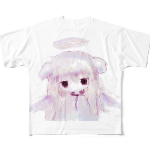 いぬ天使 All-Over Print T-Shirt