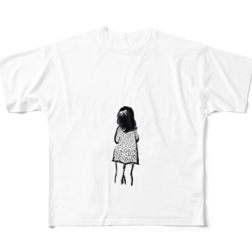 女の子-Girls All-Over Print T-Shirt