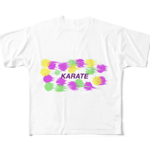 空手ドットKARATE フルグラフィックTシャツ