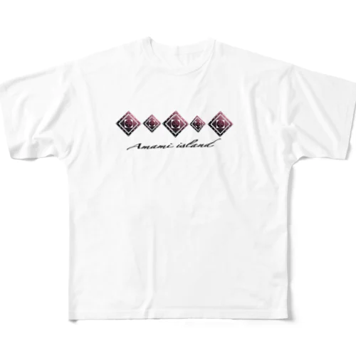 奄美柄 All-Over Print T-Shirt