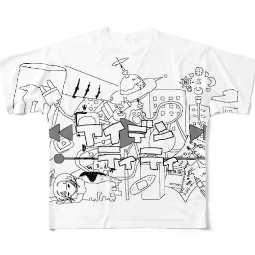 纏アイデンティティ All-Over Print T-Shirt