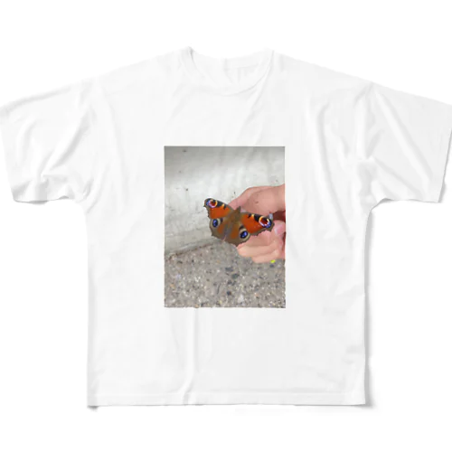 クジャクチョウ フルグラフィックTシャツ