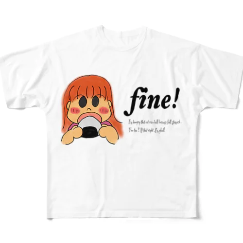 fine! フルグラフィックTシャツ