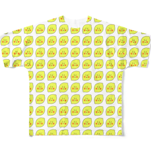 温泉大好きレモ助♾ フルグラフィックTシャツ