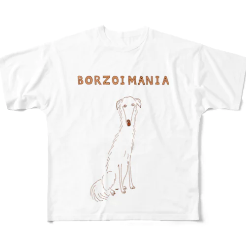 ボルゾイマニア（Tシャツ・パーカー・グッズ・ETC） All-Over Print T-Shirt