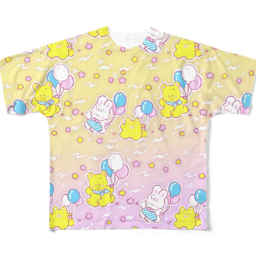 めるおアンドフレンズ All-Over Print T-Shirt