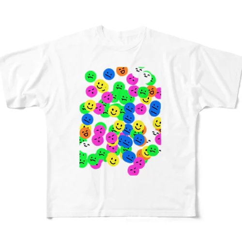 ニコちゃん All-Over Print T-Shirt