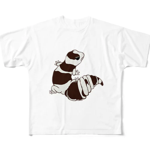 ニシアフホワイトアウトオレオ All-Over Print T-Shirt