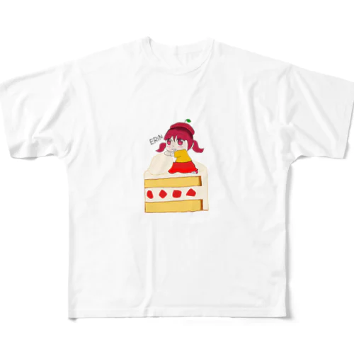 えりんご フルグラフィックTシャツ