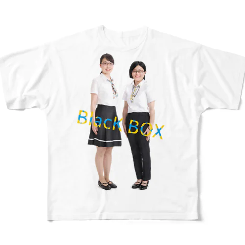 ブラボーの“デカデカ”全身宣材写真コンビ名入Tシャツ All-Over Print T-Shirt