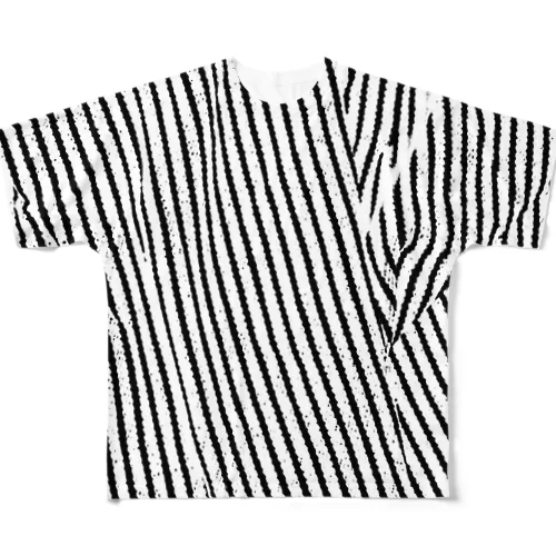 KOTTER stripe フルグラフィックTシャツ