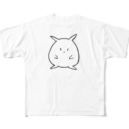 妖怪ピック隠し フルグラフィックTシャツ