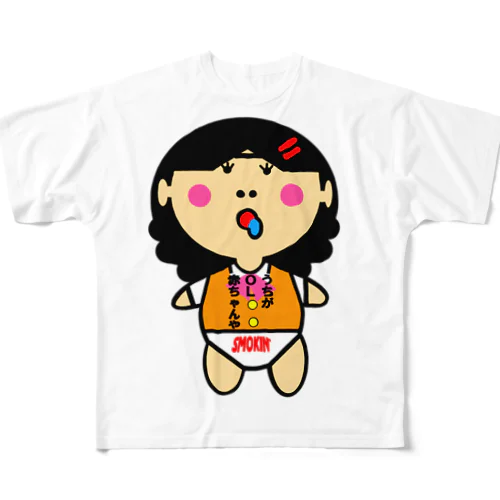 OL赤ちゃん All-Over Print T-Shirt