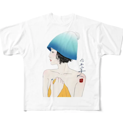 令和美人画 フルグラフィックTシャツ