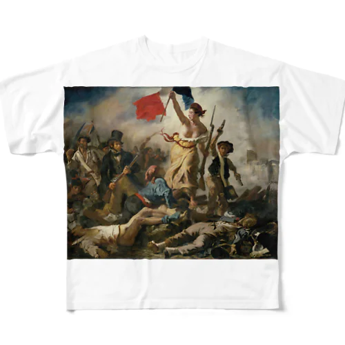 民衆を導く自由の女神 All-Over Print T-Shirt