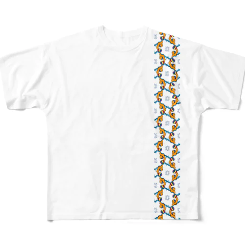 水球アート　vol2-6 All-Over Print T-Shirt