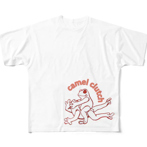 camel clutch!! フルグラフィックTシャツ