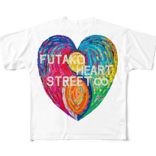 フタコハートストリート８ フルグラフィックTシャツ