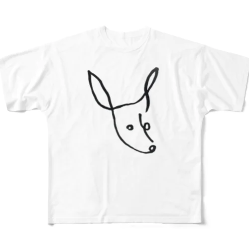 イタグレちゃん All-Over Print T-Shirt