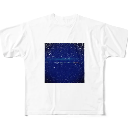 遠くの夜景 フルグラフィックTシャツ