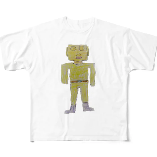 ロボット フルグラフィックTシャツ