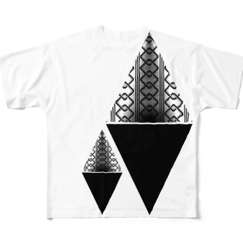 吉原柄　β All-Over Print T-Shirt