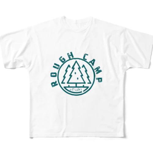 無骨シリーズ　キャンプ編2 All-Over Print T-Shirt