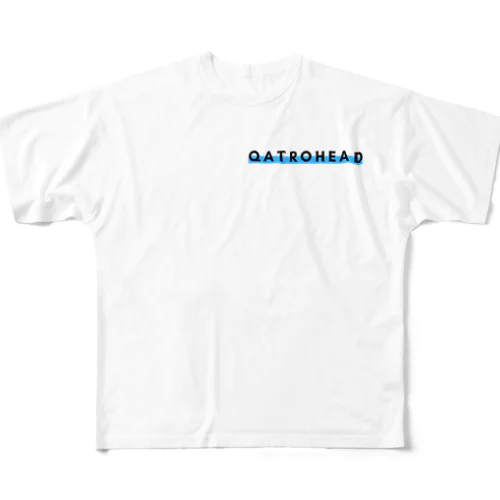 Quadro heade ロゴTシャツ All-Over Print T-Shirt