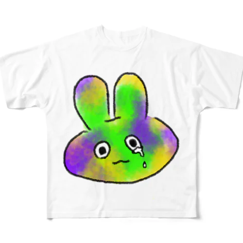 毒うさぎ All-Over Print T-Shirt