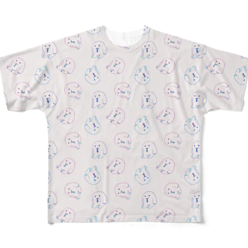 オフィスイエティ All-Over Print T-Shirt